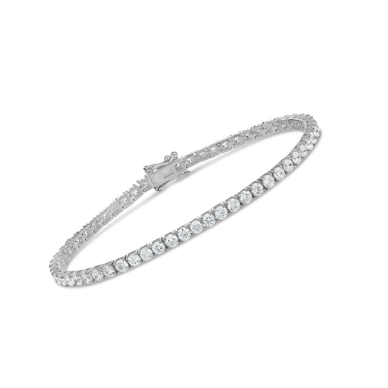 Sterling Silver Eternity Bracelet